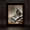 Cadre LED montagnes Suisse