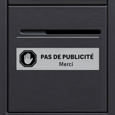 Plaque de boîte aux lettres et sonnette